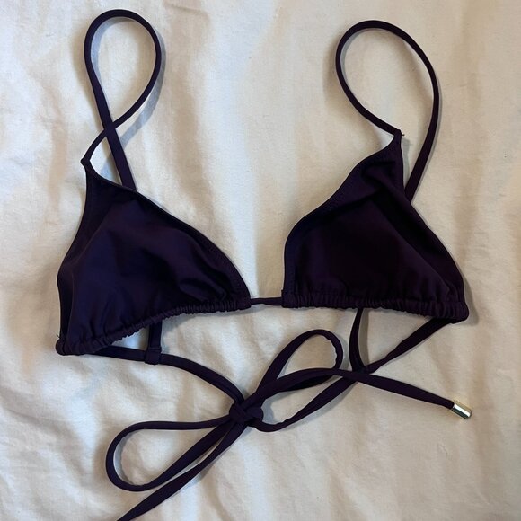 Tropic of C Purple Equator Bikini Top - Picture 6 of 7